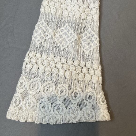 LA HEARTS Pacsun Small Mesh Lace Embroidered Crochet VNeck Boho Blouse Tunic Top - Picture 9 of 9